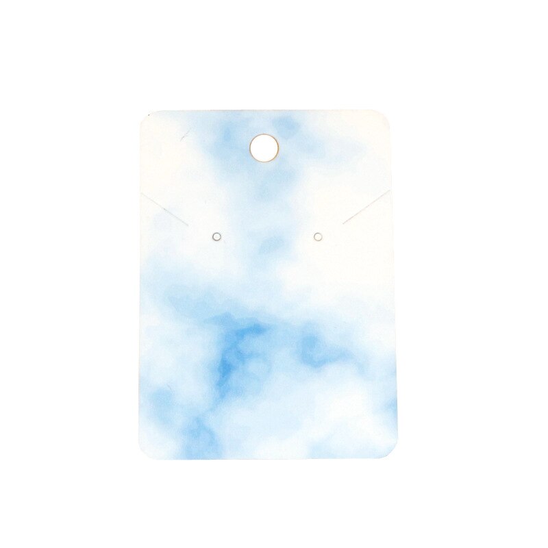 50/100pCS 5*7CM Earring Cards Paperboard Jewelry Counter Cardboard For Earrings Packaging Necklaces Jewelry Display Label: B / 50PCS