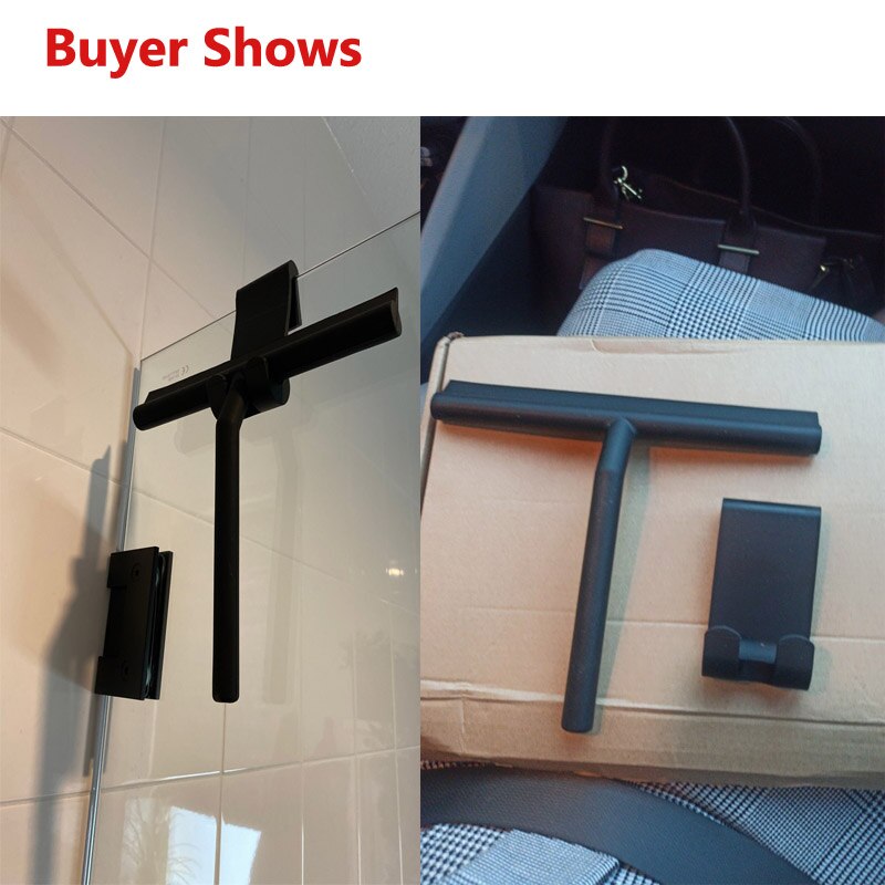 Glass Wiper Scraper Mirror Cleaner Intdoor Kitchen Supplies Stainless Steel Bathroom Accessories Shower Wiper Squeegee