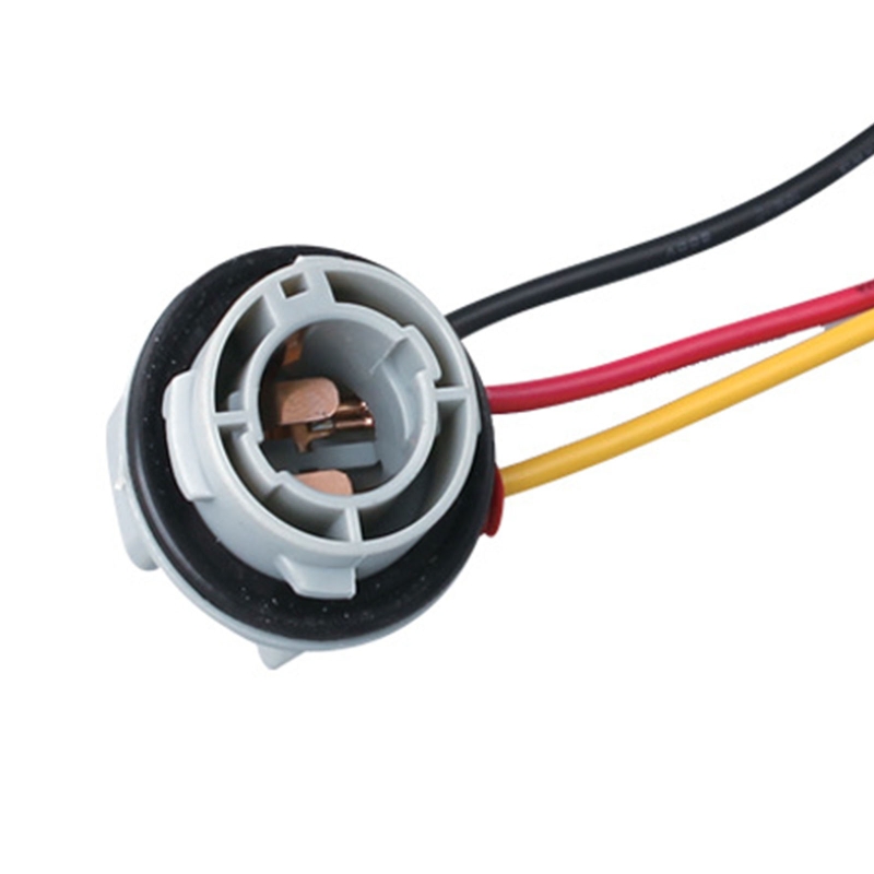 Douille d'ampoule 1157, 2 pièces, support lampe clignotant voiture, Base d'adaptateur avec câble 14.5cm,