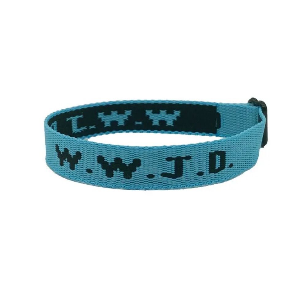 WWJD Bracelet en corde tressée ce qui ferait Jésus Bracelets faits à la main Bracelets religieux inspirants pour femmes hommes: Vert foncé