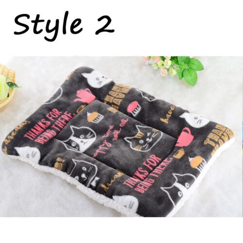 Haustier Großen Hund Decke Winter Haustier Bett matt Pfote drucken Welpen Haus für Katze Vlies Liege Hunde Kissen Katzen Pad Chihuahua Produkte: Stil 2 / XL