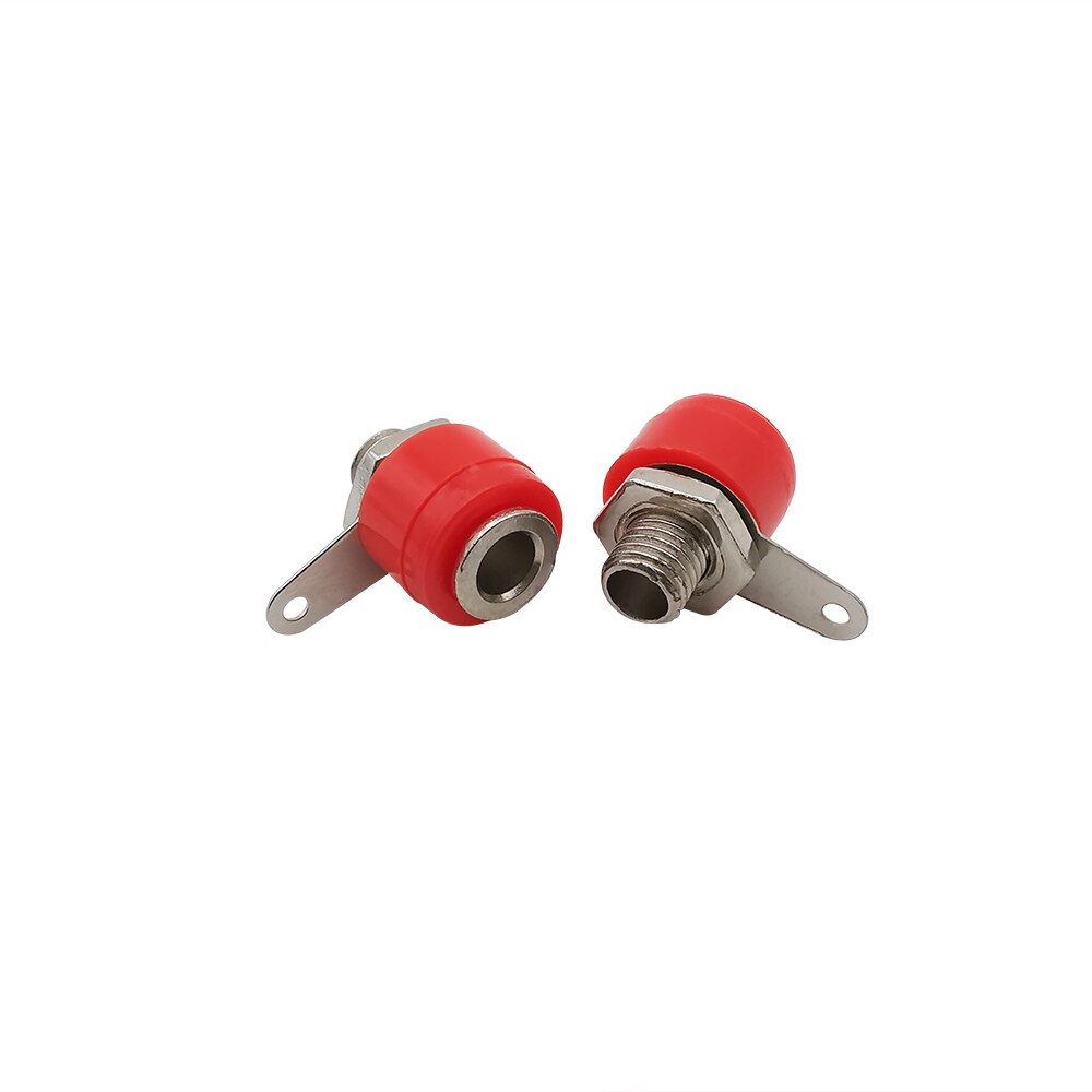 20 piezas conector hembra con conector Banana de 4mm, terminales de Panel de altavoz, adaptador de enchufe Banana en 5 colores