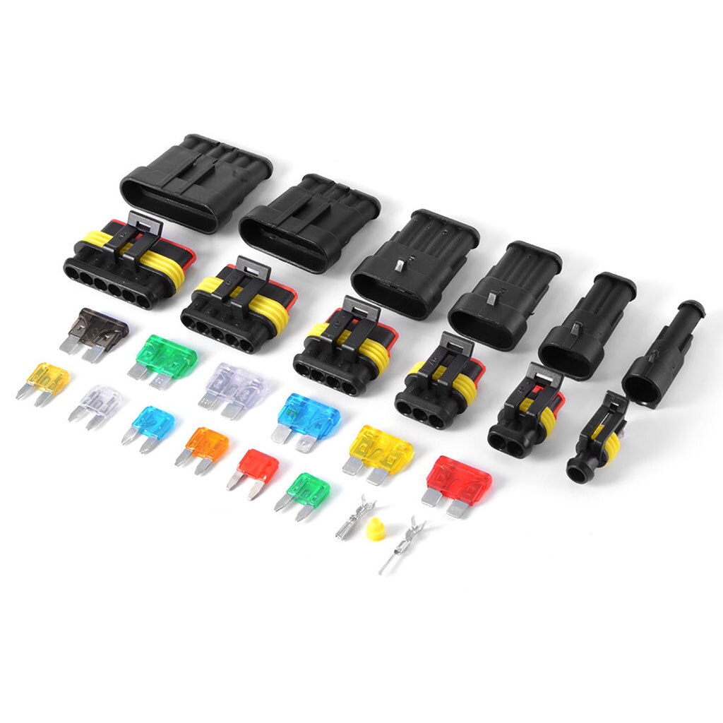 Auto 1/2/3/4/5/6 Pin Way Elektrische Connector Terminal Kit Stabiele Verbinding