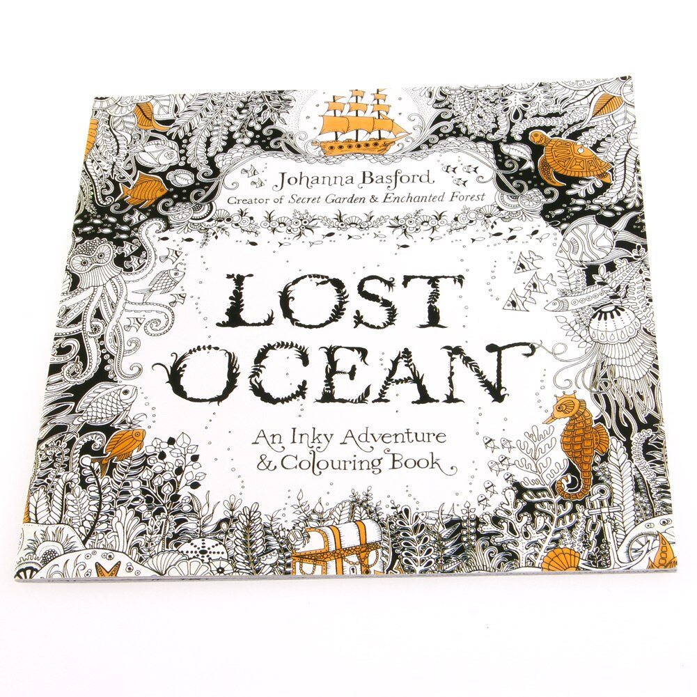 Lost Ocean Drawing Coloring Book Graffiti Books Adult Painting Children