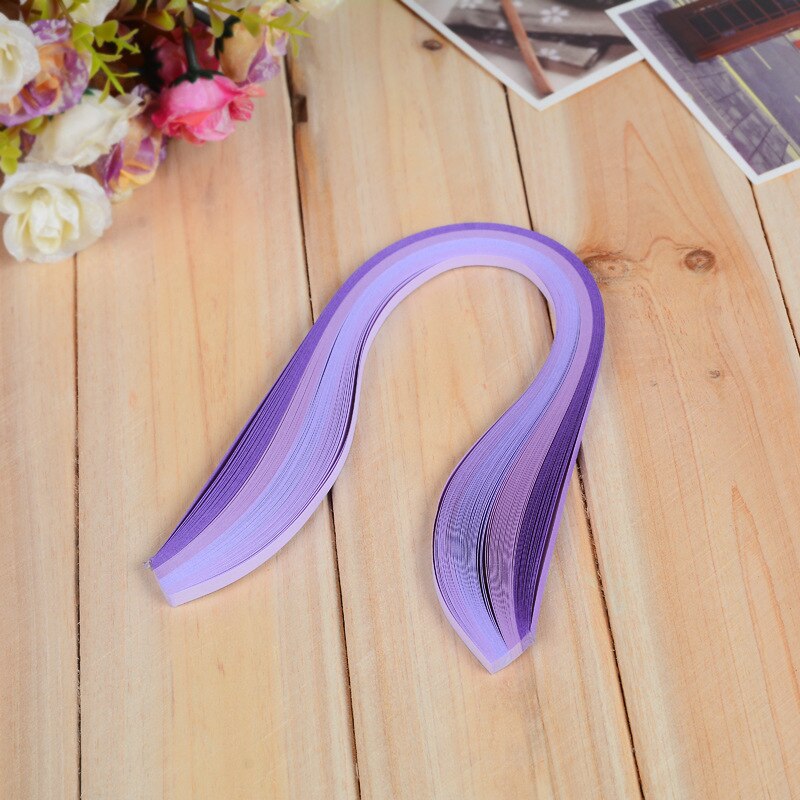 100pcs Diy Gradient Decorative Quilling Paper Strips Decorative Paper Pattern Feather Hand Origami Tools Handmade Making: A