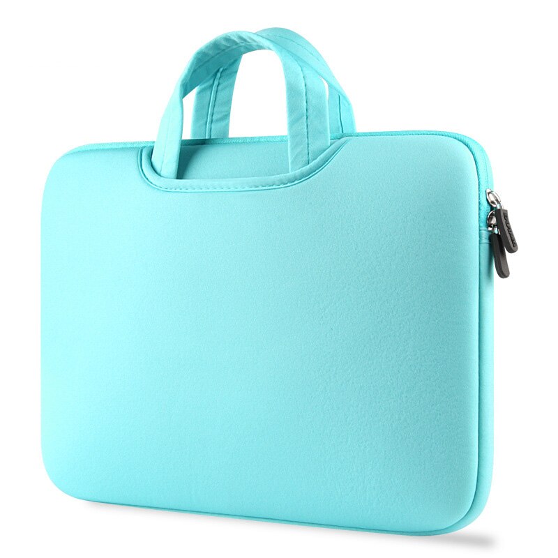Laptoptaschen 11,6 12,5 13,3 14,1 15,4 15,6 Zoll Notebooktasche Schutzhülle Handtasche für MacBook Luft Profi 13 15 für HP Dell Geldbörse: 15" / Himmel Blau