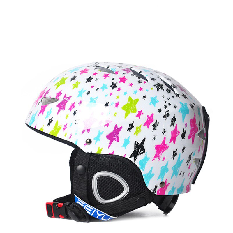 freundlicher Skifahren skaten Skateboard Helm Wärmer Snowboard Sport Schutz Sicherheit freundlicher Ski Helm Ultraleicht skaten Helm: Weiß / 52-56cm