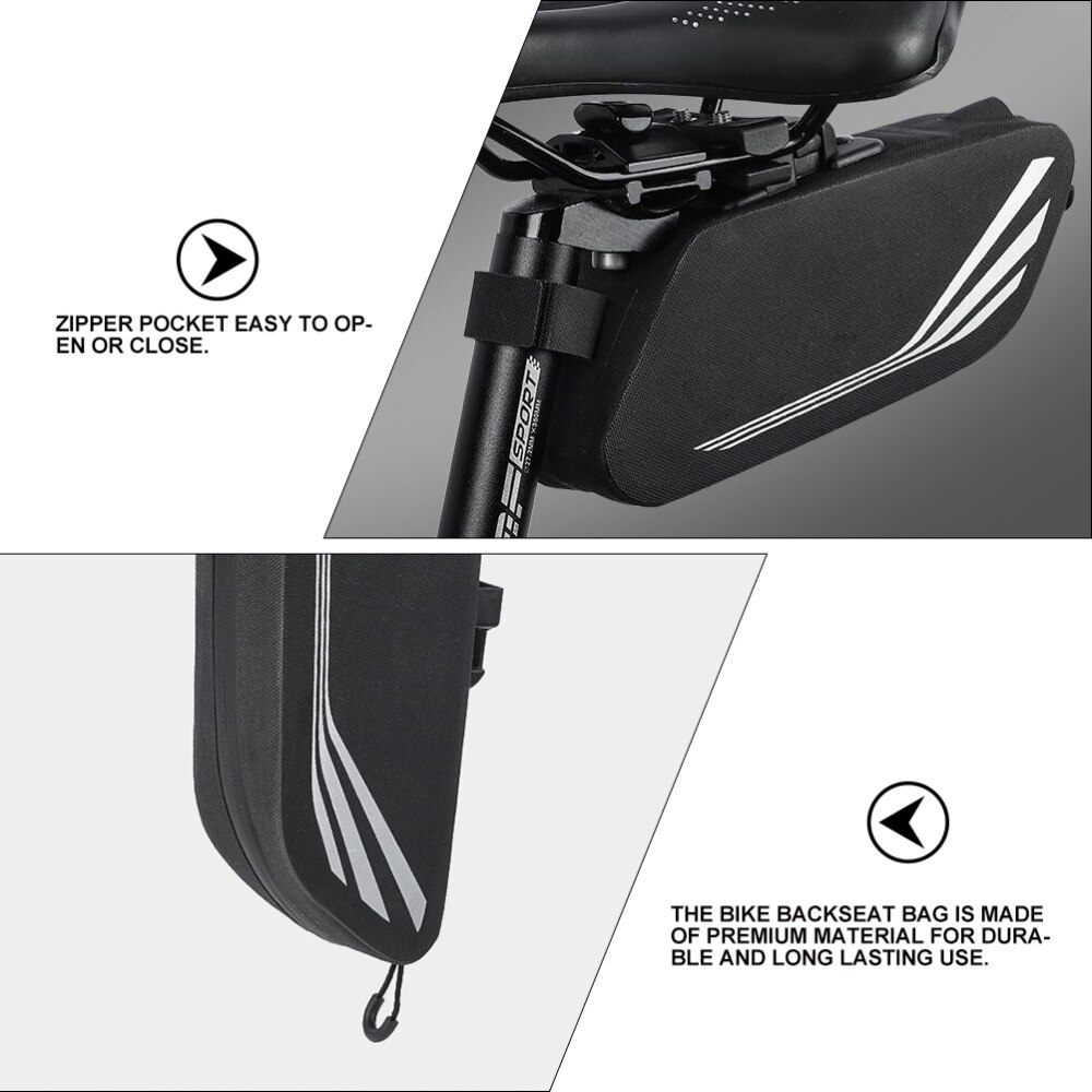 1Pc Bike Achterbank Tas Duurzaam Stijlvolle Cool Bike Container Fiets Accessoires Opslag Pouch Skischoen Fietsen Opslag B
