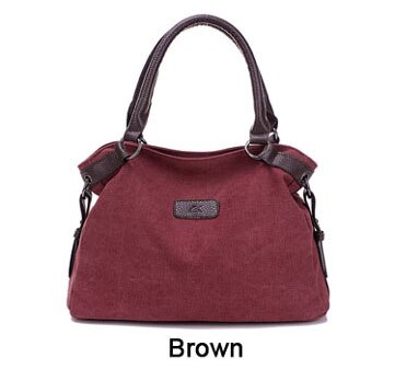 Luxus Marken Taschen Frauen Handtaschen Messenge Schulter Tasche Große Frauen Tasche lässig Landstreicher Frauen Leinwand Taschen Reise Crossbody: Braun