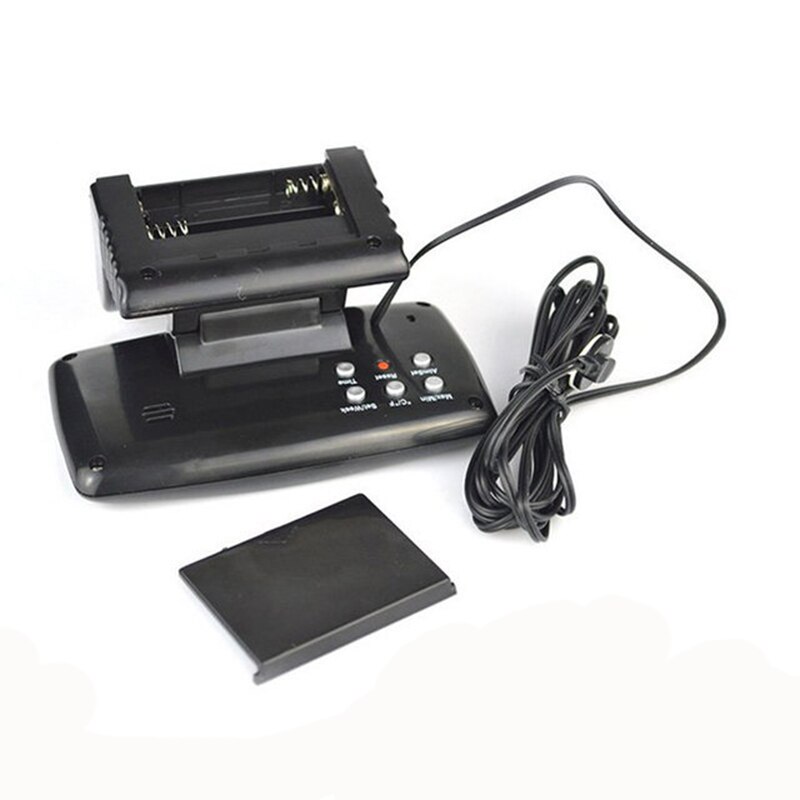 Car Electronic Clock Inside Outside Temperature Gauge Truck Vehicle Thermometer