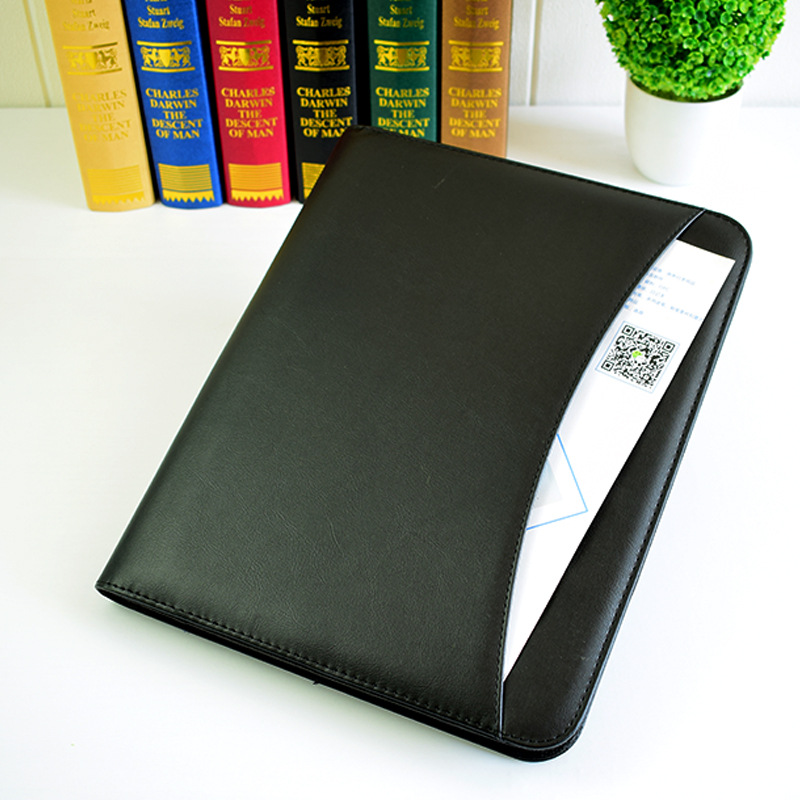 Farsdag dokument organisere filmappe  a4 virksomhet koffert glidelås etui padfolio skinnveske kontor manager ipad bag: Default Title