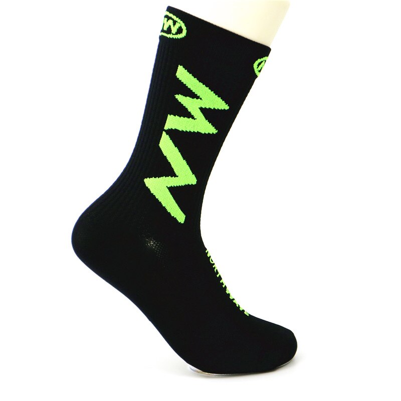 Calcetines NW para deportes, ciclismo, baloncesto, para hombre y mujer, para correr, escalar, acampar, senderismo, calcetines transpirables de: Black