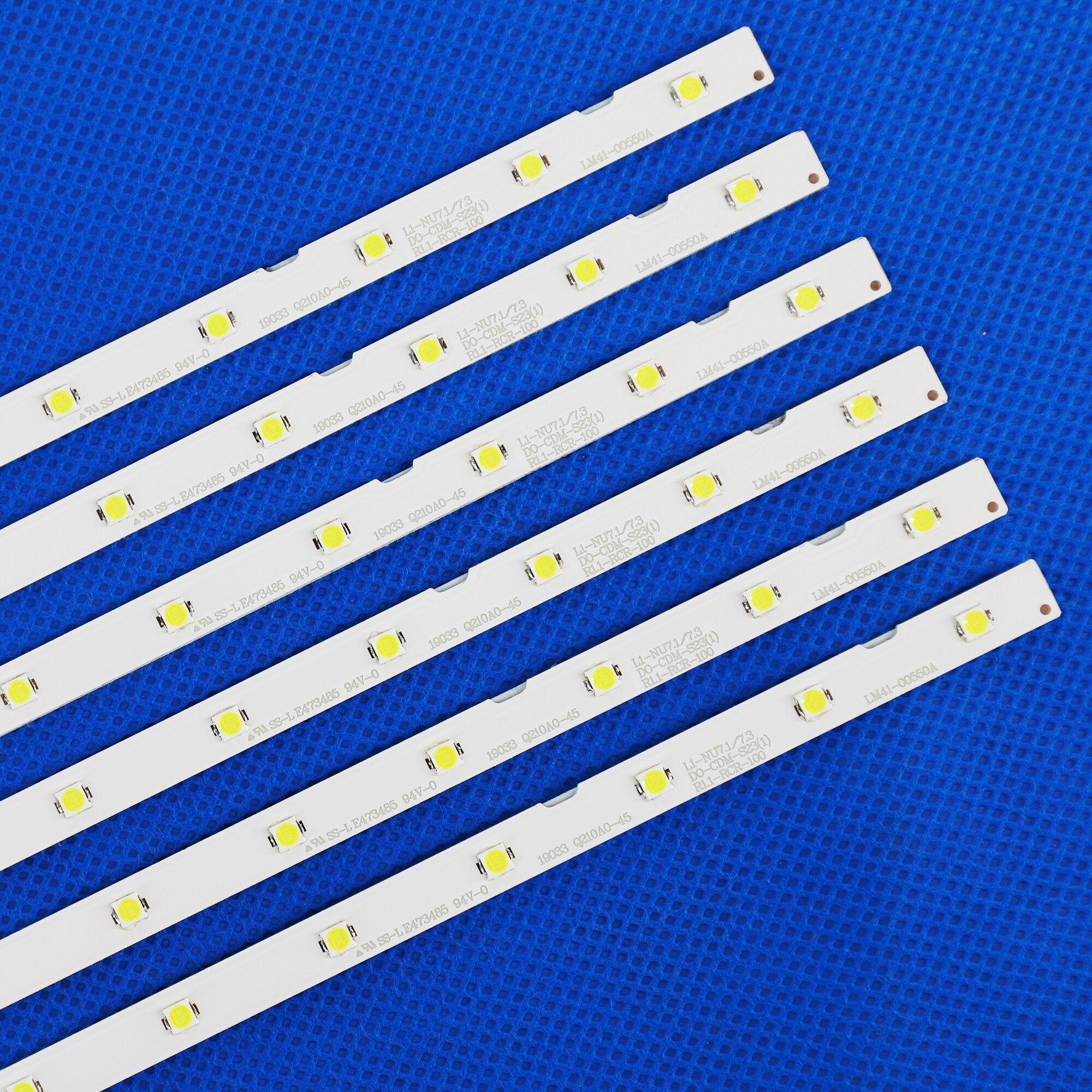 10 PCS/lot LED backlight strip for Samsung UE40NU7100 UN40NU7100 40NU7100 UE40NU7120 LM41-00550A 00549A BN61-15481X BN96-45955A