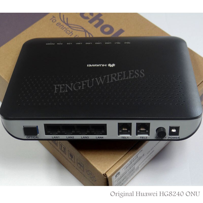 HUA WEI originale HG8240 Gpon Onu 4FE 4LANS WIFI per Router di rete in fibra ottica Onu Ont