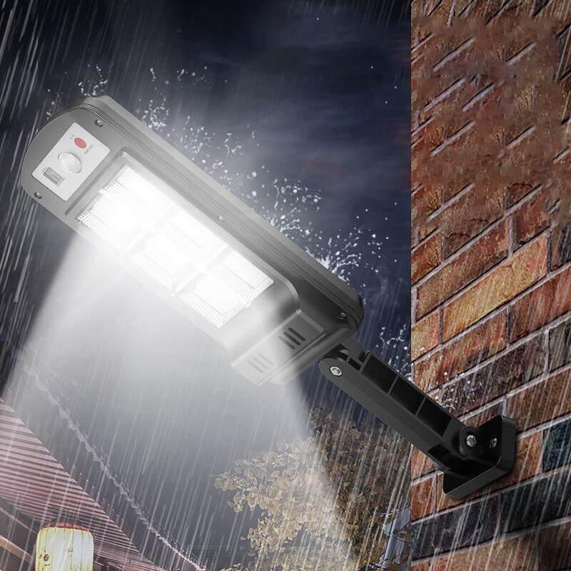 240 COB Solar LED Light Waterproof PIR Motion Sensor Smart Remote Control Lamp Outdoor Street Garden Security Wall Light