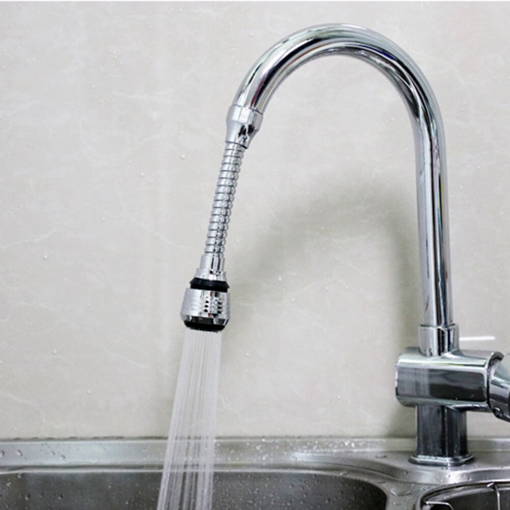 Grifo Flexible ajustable para cocina, alargador de ducha de baño, Ahorrador de agua a prueba de salpicaduras, rociador de fregadero 360, punta de filtro