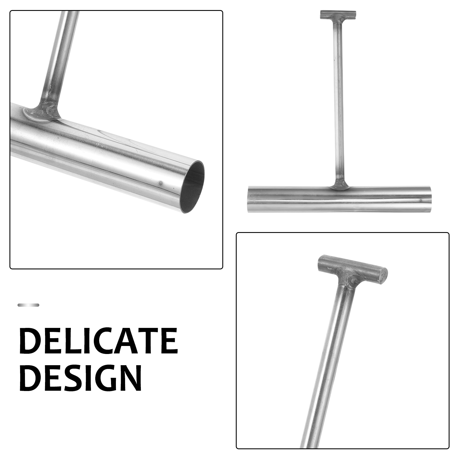 Krog til kloakdæksel løfteværktøj til kloakhul trækkrog kloakdæksel i rustfrit stål afløbsrist løfter