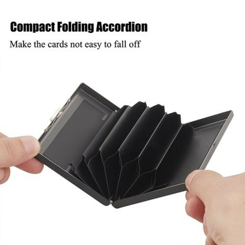 Credit Card Holder stainless steel Credit Card Protector Wallet Slim Credit Card Case for Women or Men