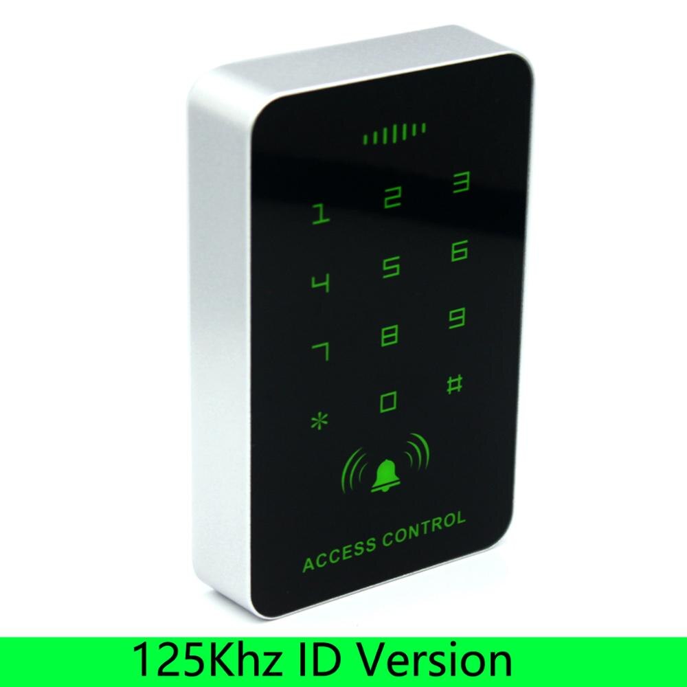 13.56Mhz RFID Access Keypad Door Lock Opener 1000 User Proximity Card Reader Backlight Access Redaer Wiegand Input: 125Khz ID Version