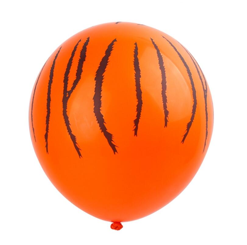 10pcs 3.2g 12inch Tijger Zebra Patroon Ballon Dier Helium Latex Ballonnen Verjaardagsfeestje Decoratie Kids Opblaasbare globos