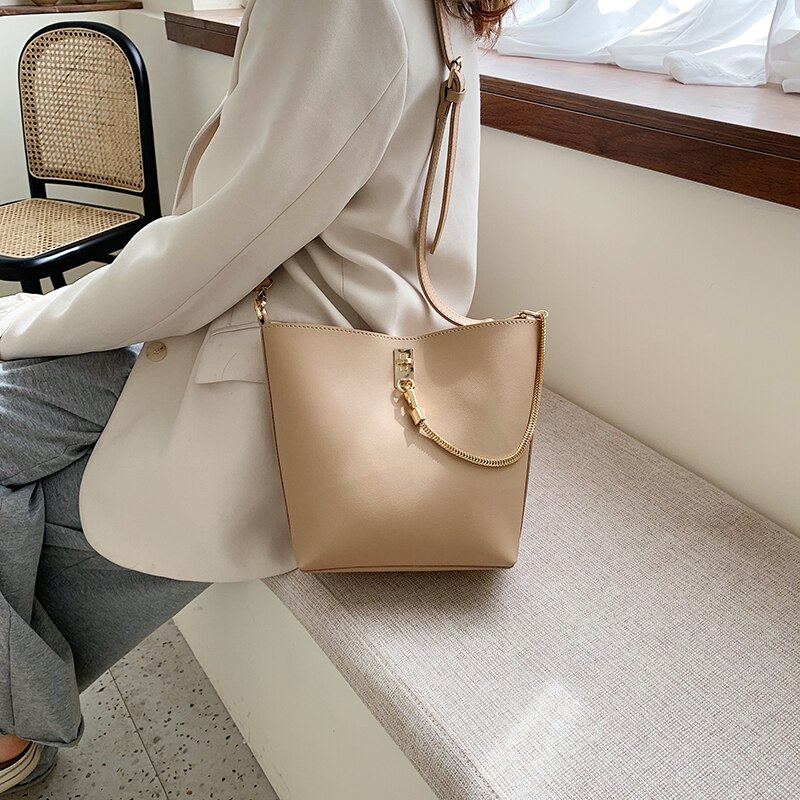 Small Pu Leather Handbags Shoulder Bag Ladies Crossbody Bags for Women Female Bucket Messenger Bag