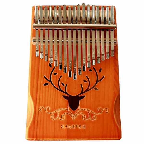 Kalimba 17 Keys Thumb Piano builts-in EVA high-performance protective box tuning hammer kalimba: ML201