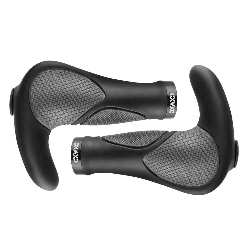 MTB Griffe Fahrrad Gummi Fahrrad Lenker Griff Bar Ende Kappe Radfahren Mountainbike Griffe Ergonomische Fahrrad Griff Griffe Stecker sperren auf: HL-G232