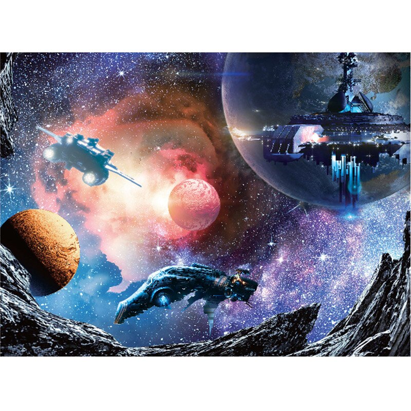 9 Styles enfants Puzzle 1000 pièces Puzzle image paysage Puzzle adultes enfants intéressant jeu jouet pour bébé de noël: Bright Nebula