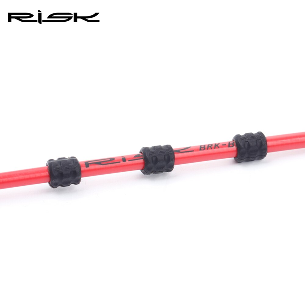 RISIKO Fahrrad Hülse Gummi Kabel Schutz für Rohr Linie Rohr Bremse Schicht Ultraleicht MTB Rahmen Schutzhülle Silikon Kabel führen