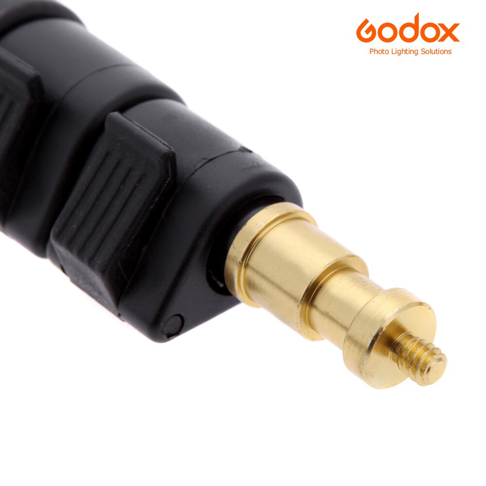 Godox AD-S13 21-63 "/55-160cm Tragbare Licht Boom Pole-Stock vier abschnitt mit 1/4" Außengewinde für WITSTRO Blitz AD180 AD360