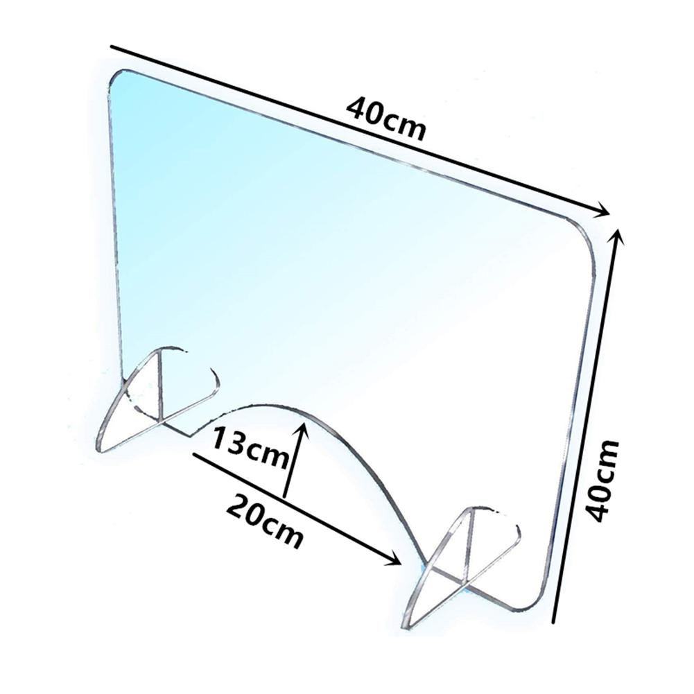 Acrylic Sneeze Guard Shield Divider Protection Barrier Countertop Protective Sneeze Guard For Counter Food Screen Transaction