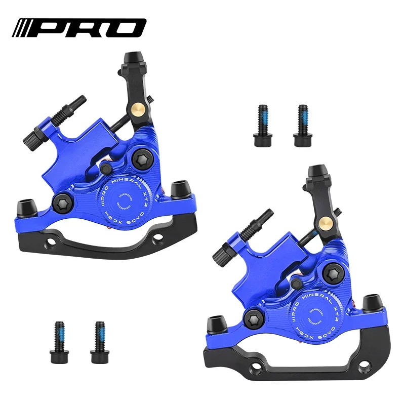 IIIPRO XC04 étrier de frein à disque de VTT à double Piston IS/PM hydraulique vtt ligne de vélo tirant le frein à disque: Rouge