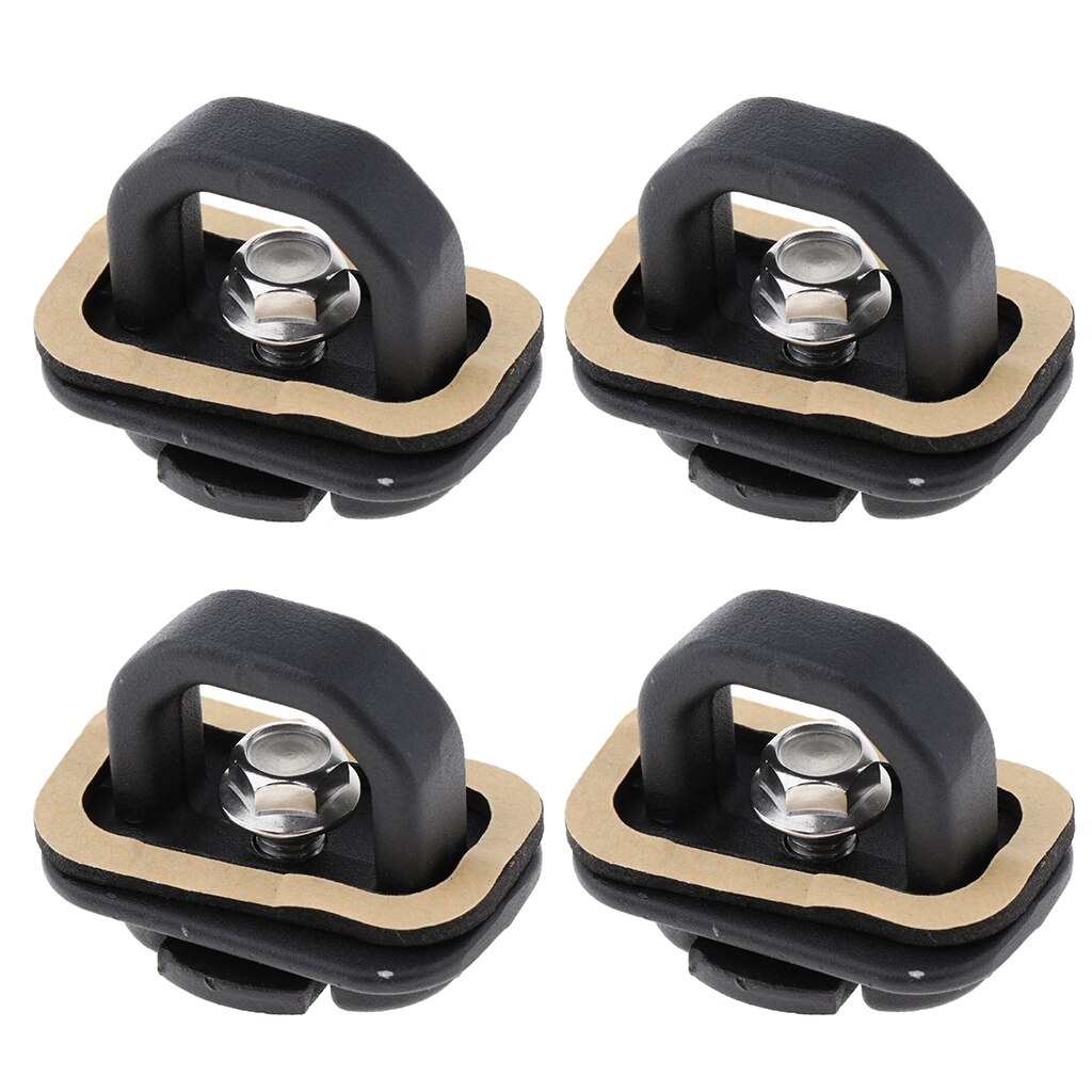 4 piece Bull Ring Retractable Super Duty Bed Tie Downs Tie Down Anchors