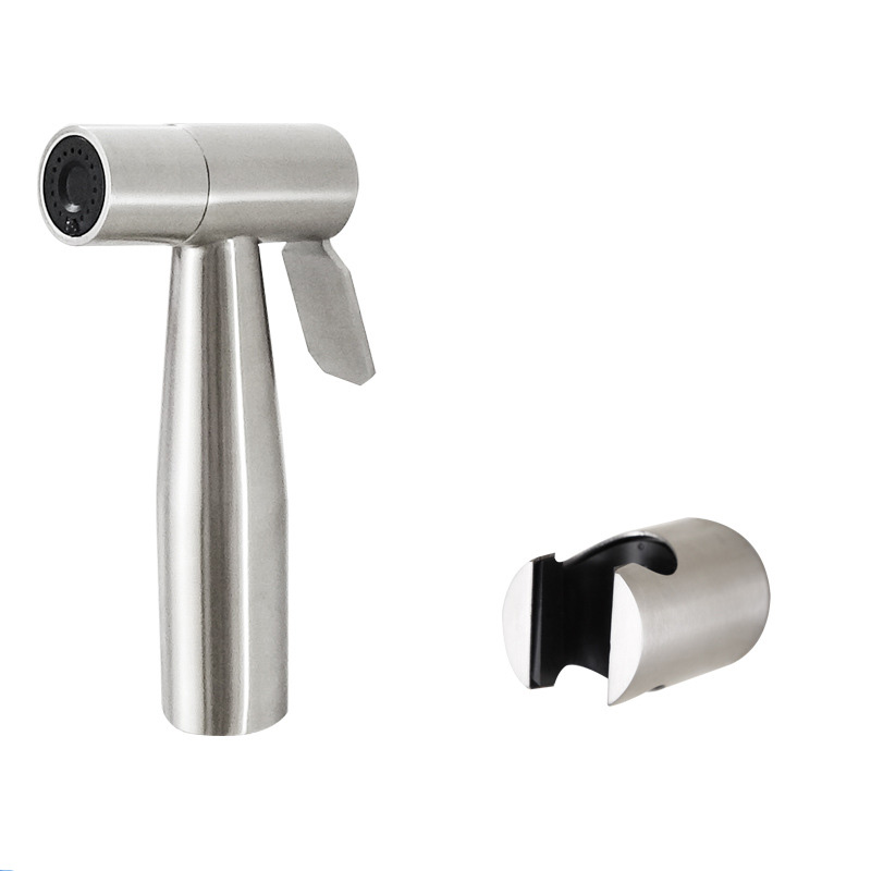 Stainless Steel Toilet Bidet Tap Jet Set Hand Held Shower Bathroom Sprayer Hygienic Shower Spray Gun Home Bathroom Bidet Faucet: Style 2