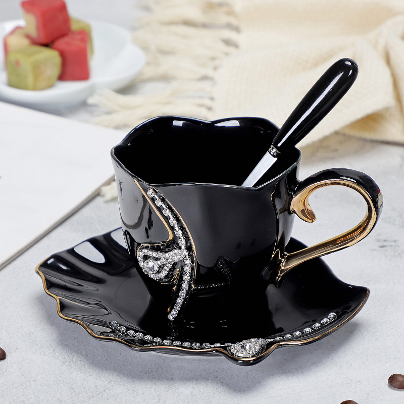 YEFINE Diamonds Coffee Mug Lovers Tea Cups 3D Cera... – Vicedeal