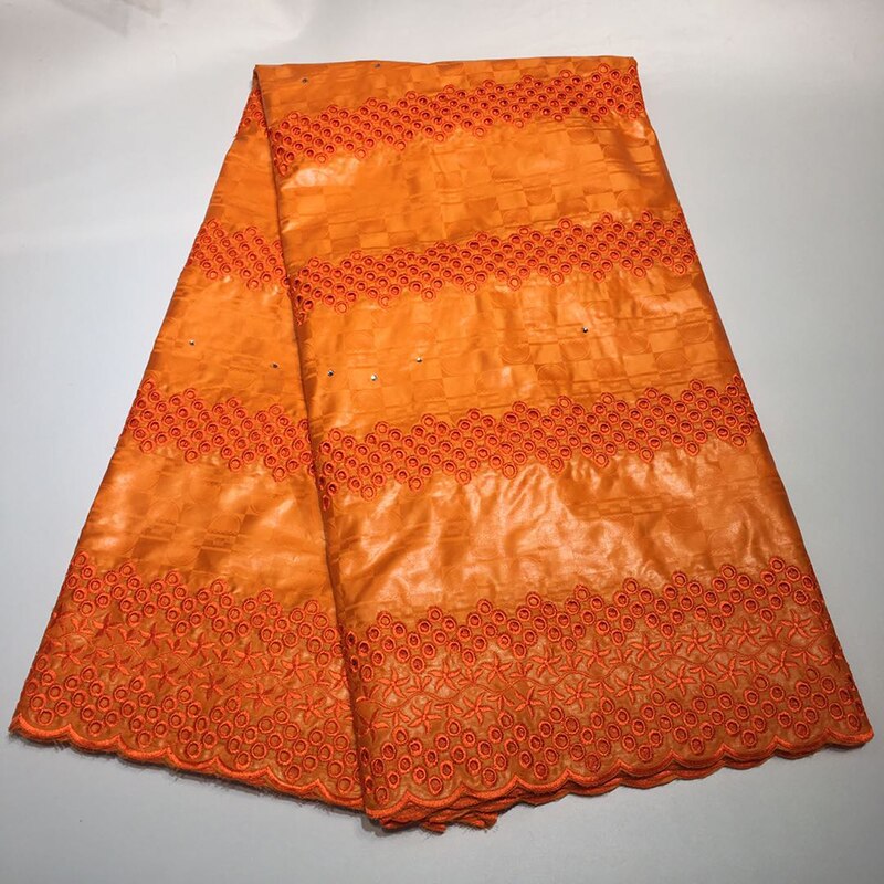 Tissu Bazin Riche Getzner de , avec broderie diamant, matériel de couture pour vêtements, 4,57 m, africaine, européenne et américaine: 4-4