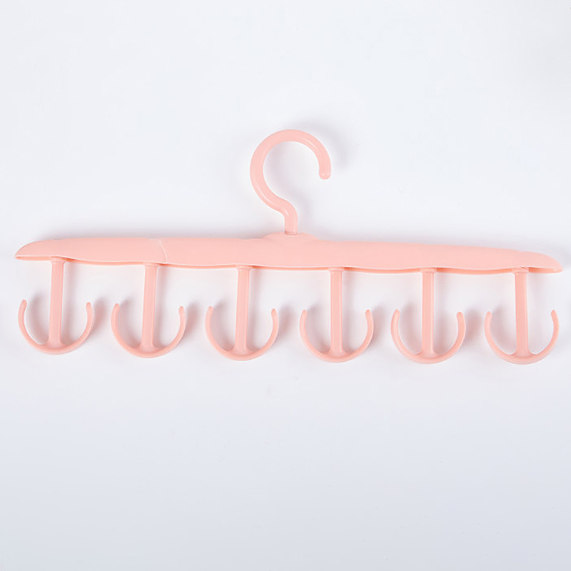 1 cintre de soutien-gorge pour placard, 360 ° Supports multifonctionnels rotatifs avec crochet pour sac de ceinture de chapeau de Camisole, support de rangement de gilet d'économie d'espace: jaune clair