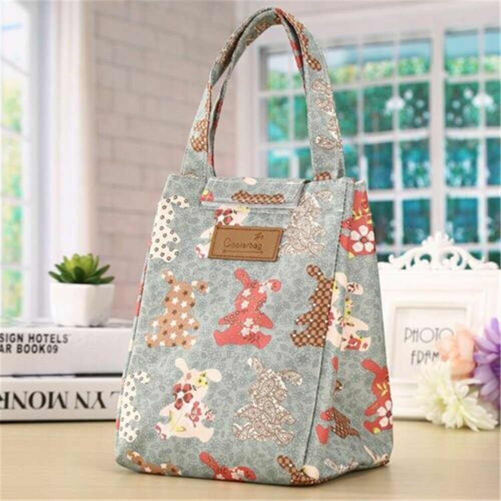 Bolsa de almuerzo impermeable para comida, bolsa térmica aislante de para desayuno, de mano, portátil, para Picnic, , 1 ud.