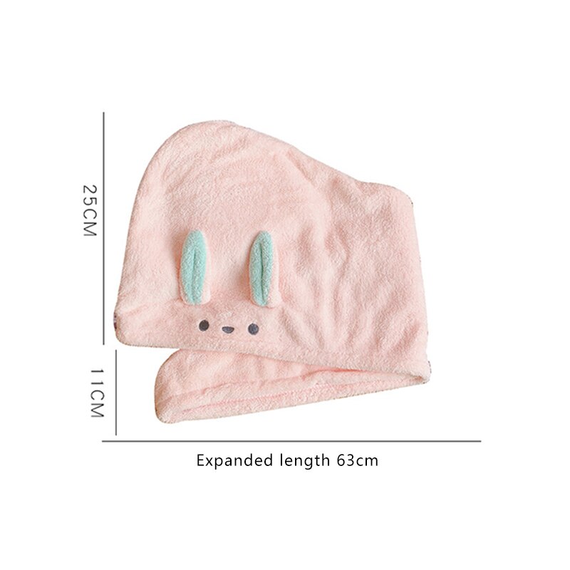 Microfiber Droog Haar Cap Douche Cap Sterk Water Absorberende Driehoek Hoed Meisje Wassen Haar Sneldrogende Vegen Haar Handdoek bad Tool
