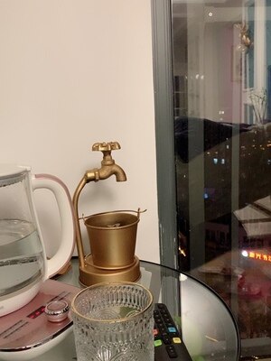 Jahrgang Eisen Ebene Aschenbecher Hause Wasserhahn bilden retro Bar Tisch Dekor Büro Dekorationen Rauchen Zubehör Für Wohnzimmer