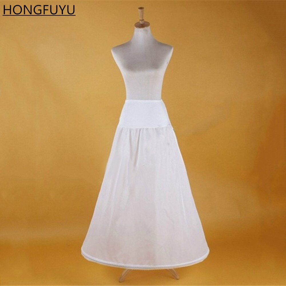 HONGFUYU Bridal Hoop Skirt Wedding Petticoat Accessories Crinoline Slip White In Stock: 1