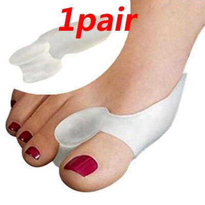 Täglich Silikon Gel Fuß Zehe Separator &Ampere; Daumen Hallux Valgus Schutz &Ampere; Ballen Erzähler Bicyclischen Daumen Orthopädische Richtige: 1Paar Stil 2