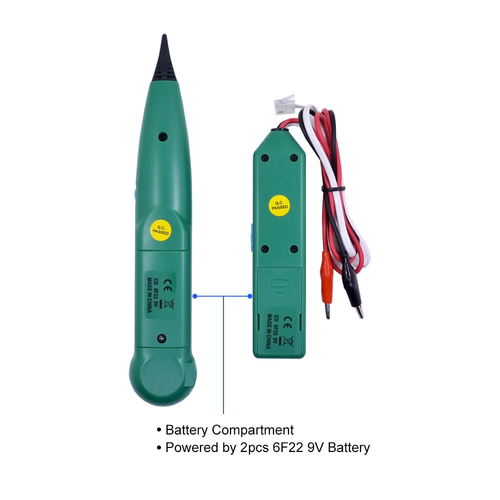 CHIPAL AIMO MS6812 LAN Network Cable Tester for UTP STP Cat5 Cat6 Telephone Phone Wire Tracker Tracer Line Finder