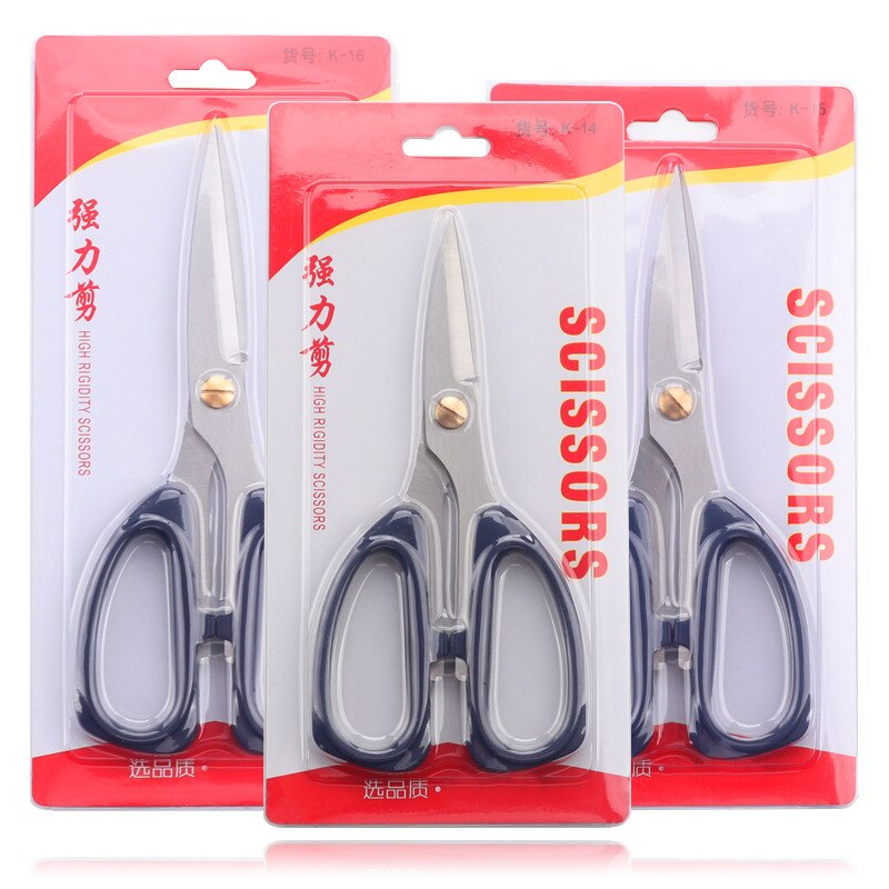 Ménage tailleur ciseaux acier inoxydable multifonction bureau tissu ciseaux bricolage étudiant sécurité main ciseaux outils de couture G