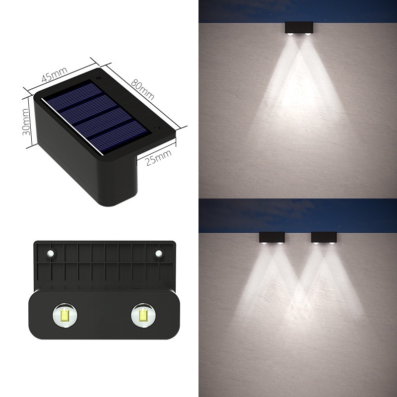 Led-tuinverlichting op zonne-energie, superhelder, waterdicht, op zonne-energie, voor balkon, trap, straatverlichting, buitenverlichting, led-verlichting op zonlicht.: Bosgroen / 16-20w