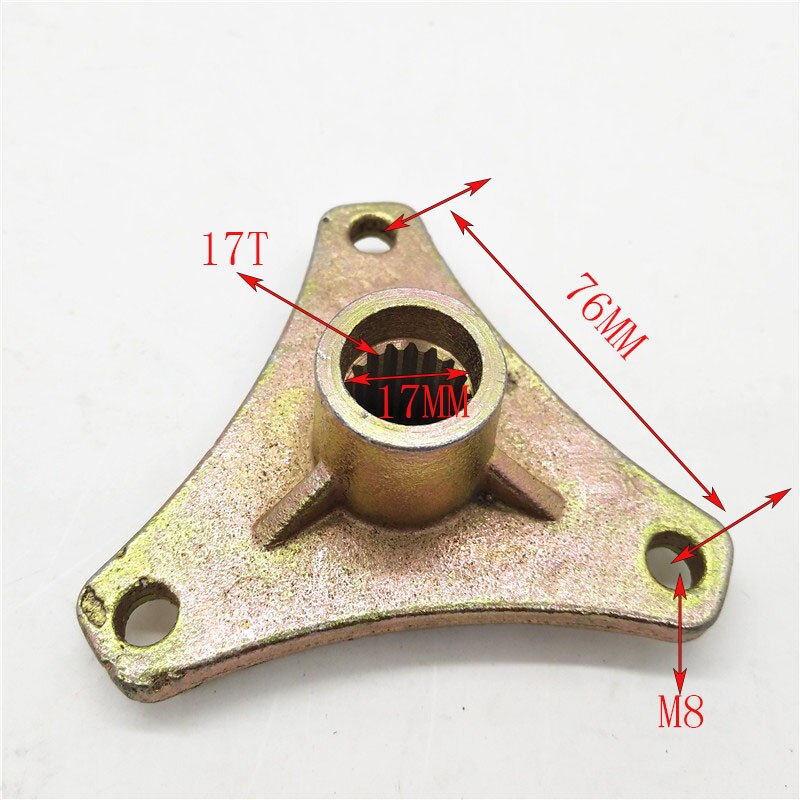 23T 17T Rear Wheel Hub or sprocket Fit For China 50cc 110cc 125cc Tire Go Kart Buggy Karting ATV UTV Quad Bike Parts: 17T   B