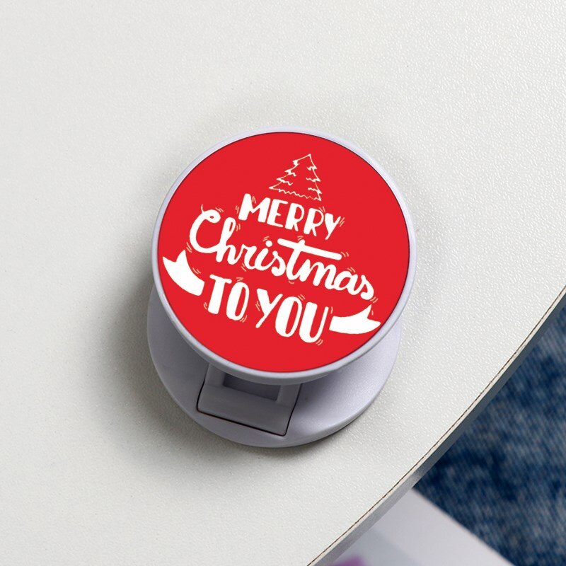 Universele mobiele telefoonhouder, kerst hert cartoon telefoonstandaard, vingerringhouder voor iphone, telefoonbeugel, standaard: Kho-zdzjbai-sdxbdyfu