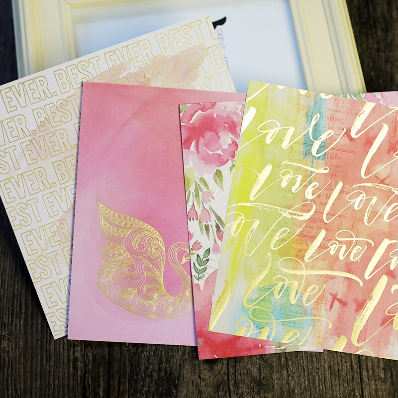 KSCRAFT 24pcs 6" Sweet Dreams pattern papercraft art paper handmade scrapbooking kit set books