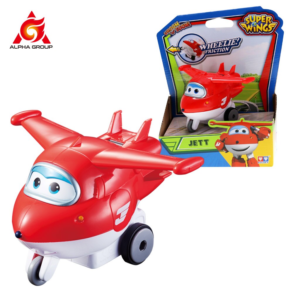 Super Wings Vroom n' Zoom - Series Pull Back Car Kids Clockwork Toy For Children's Birthday Surprise: Jeff