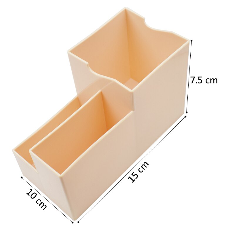 Kantoor school bureau pennenhouder opbergdoos met hoge capaciteit pennenkoker bureau schrijfwaren organizer schrijfwaren 15*10*7.5 cm